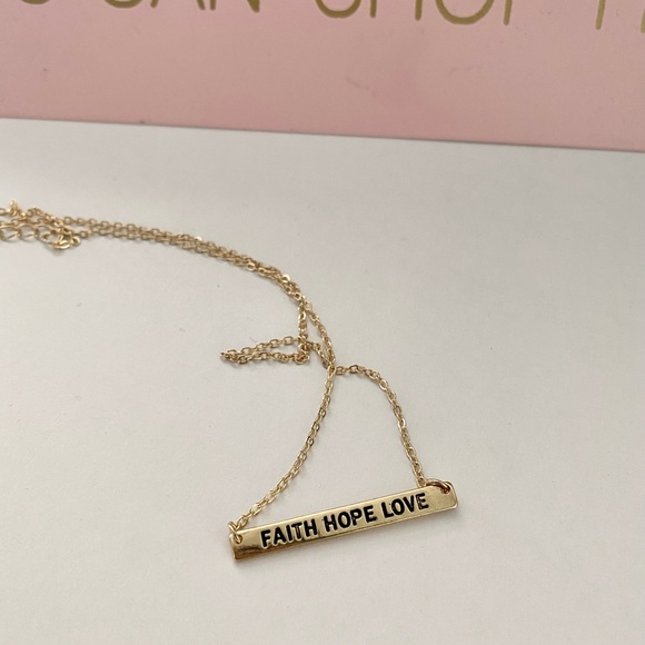 NWT Faith Hope Love Necklace - Picture 3 of 5